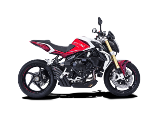 HPCORSE HYDROTRE BLACK COVER CARB TERMINALE DI SCARICO OMOLOGATO PER MV AGUSTA BRUTALE 675/800