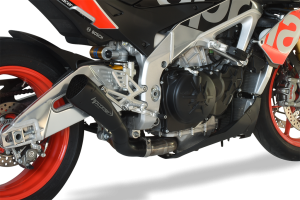 HPCORSE HYDROFORM CORSA SHORT BLACK TERMINALE DI SCARICO NON OMOLOGATO PER APRILIA TUONO V4/RSV4 2017-20