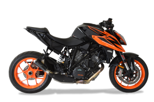 HPCORSE GP07 BLACK TERMINALE DI SCARICO OMOLOGATO PER KTM SUPERDUKE 2017-UP