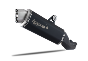 HPCORSE 4-TRACK R BLACK TERMINALE DI SCARICO OMOLOGATO PER BMW R 1250 GS 2018-20