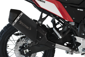 HPCORSE SPS CARBON SHORT BLACK TERMINALE DI SCARICO OMOLOGATO PER YAMAHA Tènèrè 700