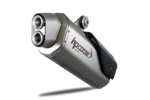 HPCORSE 4-TRACK R SATIN TERMINALE DI SCARICO OMOLOGATO PER SUZUKI V-STROM 1000 2017-