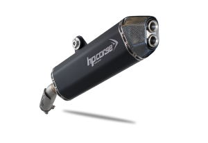 HPCORSE SPS CARBON BLACK TERMINALE DI SCARICO OMOLOGATO PER MOTO GUZZI V85 TT