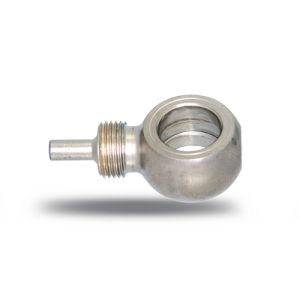 Occhiello Ø10 Compatto Dritto White Metal cod 06GS0128