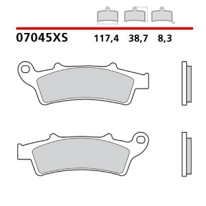 Pastiglie Freno Brembo 07045XS Scooter Sinterizzato (1 coppia per 1 disco)