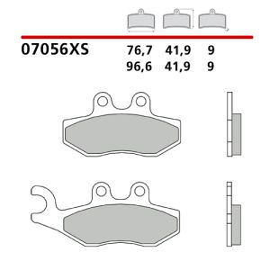07056XS - Pastiglie Freno Brembo Scooter Sinterizzato (1 coppia per 1 disco)