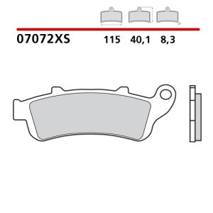 07072XS - Pastiglie Freno Brembo scooter Sinterizzato (1 coppia per 1 disco)