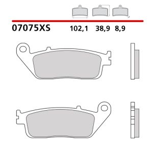 07075XS - Pastiglie Freno Brembo scooter Sinterizzato (1 coppia per 1 disco)