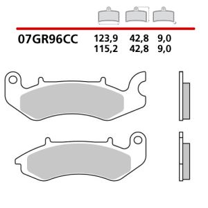 07GR96CC - Pastiglie Brembo Carbon ceramica Benelli e Keeway