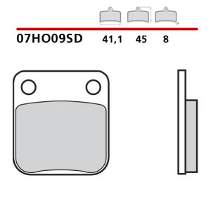 07HO09SD - Pastiglie Freno Brembo sinterizzate off-road (1 coppia per 1 disco)