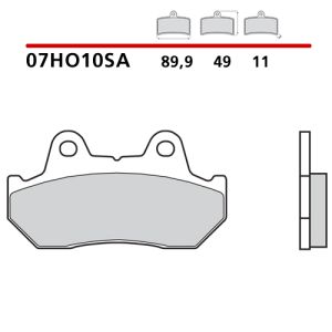 07HO10SA - Pastiglie Freno Brembo sinterizzate strada (1 coppia per 1 disco)