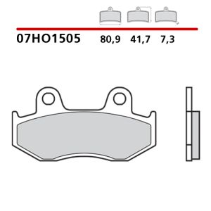 07HO1505 - Pastiglie Freno Brembo carbon ceramica (1 coppia per 1 disco)