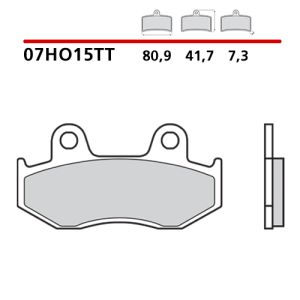 07HO15TT - Pastiglie Freno Brembo semimetalliche (1 coppia per 1 disco)