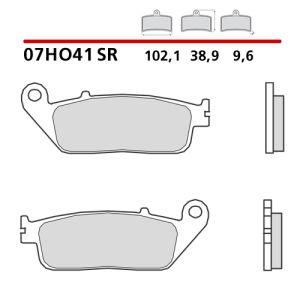 07HO41SR - Pastiglie Freno Brembo sinterizzate racing (1 coppia per 1 disco)