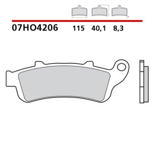 07HO4206 - PASTIGLIE FRENO BREMBO (1 COPPIA PER 1 DISCO)