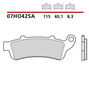 07HO42SA - Pastiglie Freno Brembo sinterizzate strada (1 coppia per 1 disco)