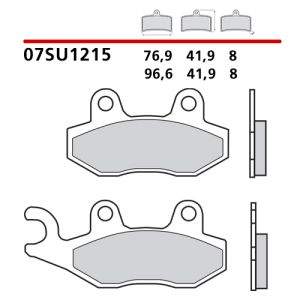 07SU1215 - Pastiglie Freno Brembo carbon ceramica (1 coppia per 1 disco)
