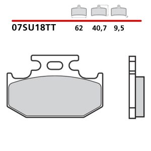 07SU18TT - PASTIGLIA Brembo MESCOLA semimetallica
