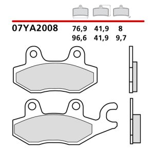 Pastiglie Freno Brembo 07YA2008  (1 coppia per 1 disco)