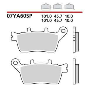 07YA60SP - Pastiglie Brembo sinterizzate posteriori Yamaha Niken GT