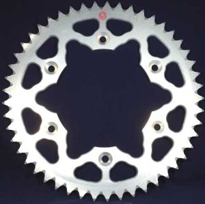 Corona 49 Denti Sitta in Ergal, passo 520, Honda vari modelli Cross/enduro tra cui CRF 250 04-18 - CRF/CRE 450 02-17 - Beta 430 RR/RS codice 101N49 (Vedi descrizione)