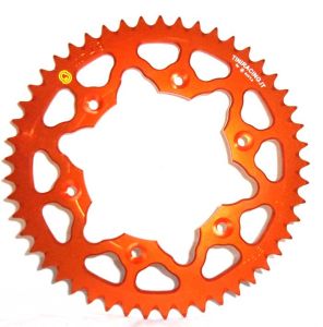 Corona 41 Denti Sitta in Ergal, passo 520, per Husaberg e KTM vari modelli (vedi descrizione), codice 101T41-ORANGE
