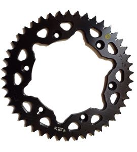 Corona 45 Denti Sitta in Ergal, colore Nero, passo 520, per HUSQVARNA, BETA e GAS GAS (modelli in descrizione), codice 101V45-N