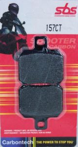 PASTIGLIE FRENO SBS 157 CT (CARBONTECH), codice 65615710