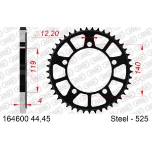 164600-43 AFAM CORONA ACCIAIO BMW S1000 RR 19- / R 21- / XR 20-