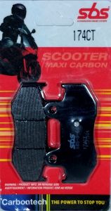 PASTIGLIE FRENO SBS 174 CT (CARBONTECH), codice 65617410