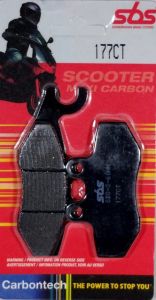 PASTIGLIE FRENO SBS 177 CT (CARBONTECH), codice 65617710