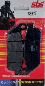 PASTIGLIE FRENO SBS 183 CT (CARBONTECH) (1 coppia per 1 disco), codice 65618310