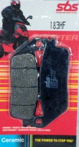 PASTIGLIE FRENO SBS 183 HF (ORGANICA) (1 coppia per 1 disco), codice 6561830