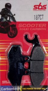 PASTIGLIE FRENO SBS 187 CT (CARBONTECH), codice 65618710
