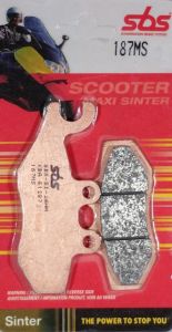 PASTIGLIE FRENO SBS 187 MS (SINTERIZZATA), codice 65618705