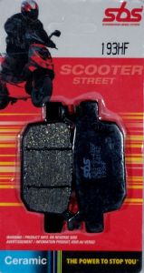 PASTIGLIE FRENO SBS 193 HF (ORGANICA), codice 6561930