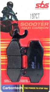 PASTIGLIE FRENO SBS 197CT (CARBONTECH), codice 65619710