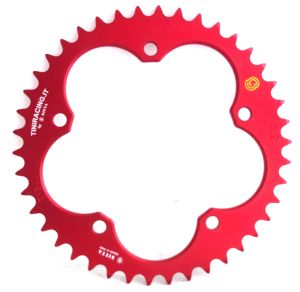 Corona Sitta 41 Denti in Ergal rosso passo 520 MV-Agusta tutte tranne monobraccio