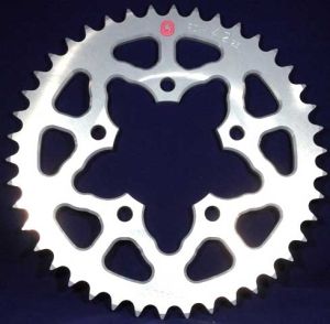 Corona 43 Denti Sitta Ergal, catena 525, codice 201H43-25 ergal 7075 per cerchi attacco OZ/Marchesini/BST/MFR - Benelli (tutti i modelli)