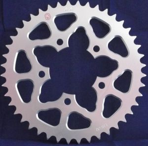 Corona 42 Denti Sitta Ergal, catena 520, codice 207Y42 ergal 7075 silver per BMW S1000 RR 19-