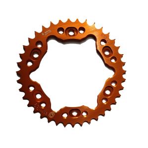 201T40-ORANGE CORONA 40 DENTI SITTA IN ERGAL ORANGE PASSO 520 PER KTM ADVENTURE