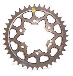 201M41-OD CORONA 41 DENTI SITTA ERGAL IN OSSIDO DURO, CATENA 520, ERGAL 7075 PER YAMAHA, SUZUKI