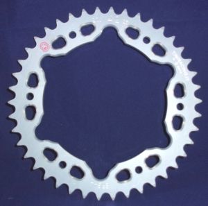 Corona 42 denti Ergal Sitta BMW F 650 GS 08>11 - F 800 GS 08>09 - F 800 R 09>10,catena 525, codice 201Y42-25