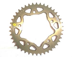 Corona 42 Denti Sitta Ergal in ossido duro, catena 520, CODICE 201Z42-OD ergal 7075 per Suzuki GSX-R 600 01>10, 750 00>10, 1000 01>08, GSR 600