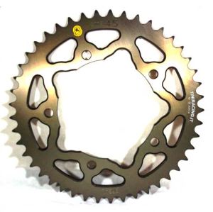 Corona 40 denti Sitta Ergal in ossido duro, catena 520, ergal 7075, per Suzuki e Triumph, codice 201Z40-OD 