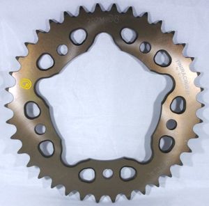 Corona 38 denti Ergal Sitta Yamaha R1 2015> - R6 99>02,catena 520, codice 202M38-OD in ossido duro