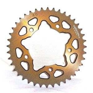 Corona 40 Denti Sitta in ossido duro Ergal, catena 520, CODICE 202P40-OD ergal 7075 per APRILIA RS 125 06>, RSV 1000, RSV4, FALCO, TUONO