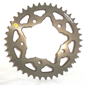 Corona 42 Denti Sitta in ossido duro Ergal, catena 520, CODICE 202P42-OD ergal 7075 per APRILIA RS 125 06>, RSV 1000, RSV4, FALCO, TUONO