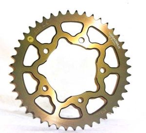 Corona 44 Denti Sitta in ossido duro Ergal, catena 520, CODICE 202P44-OD ergal 7075 per APRILIA RS 125 06>, RSV 1000, RSV4, FALCO, TUONO