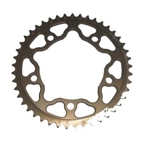 Corona 45 Denti Sitta in ossido duro Ergal, catena 415, CODICE 202P45-15-OD ergal 7075 per APRILIA